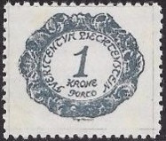 Liechtenstein Postage Due Stamps 1k.jpg