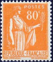 France 1937 - 1942 Definitives - Peace, New Colors 80c.jpg