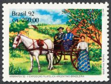 Brazil 1992 Argentina-Brazil Stamp Exhibition ARBRAFEX '92 - Porto Alegre b 250.jpg