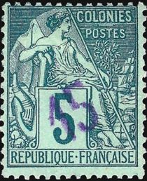 Diego-Suarez 1890 French Colonies Definitives - Handstamped Surcharges b.jpg