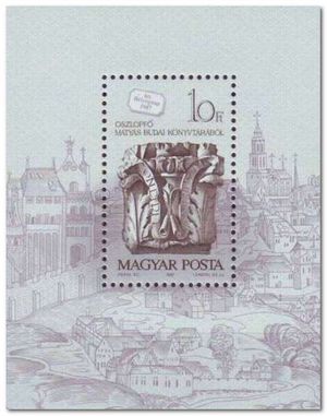 Hungary 1987 Stamp Day - Carvings ms.jpg