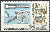 Czechoslovakia 1970 Historic Artillery 1Kr20.jpg