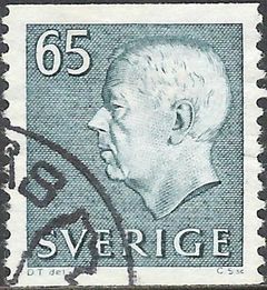 Sweden 1969-1971 Definitives - King Gustaf VI Adolf of Sweden 65ö.jpg