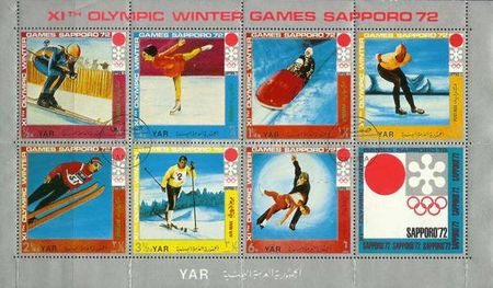 Yemen Arab Republic 1971 Winter Olympic Games 1972 - Sapporo MS3.jpg