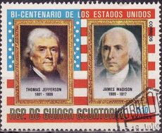 Equatorial Guinea 1975 Independence of the USA - Presidents 10c.jpg