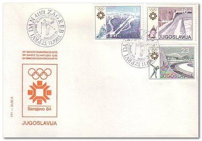 Yugoslavia 1983 Winter Olympic Games - Sarajevo fdc.jpg