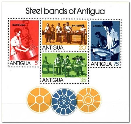 Barbuda 1974 Antiguan Steel Bands ms.jpg