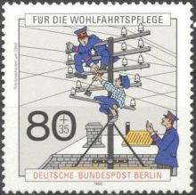 Germany-Berlin 1990 Humanitarian - Posts & Communications b.jpg