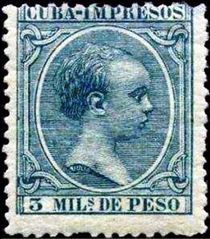 Cuba 1896 Newspaper Stamps - King Alfonso XIII (Baby) d.jpg