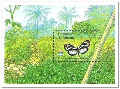 Grenadines of St Vincent 1992 Genova 92 - Butterflies MS.jpg
