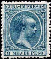 Cuba 1896 Newspaper Stamps - King Alfonso XIII (Baby) f.jpg