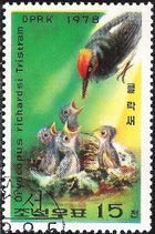 Korea (North) 1978 Birds - Tristram's Woodpecker 15ch.jpg