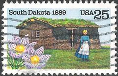 United States of America 1989 South Dakota Statehood 25c.jpg