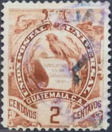 Guatemala 1886 Coat of Arms 2cu.jpg