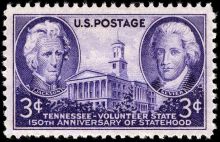 United States of America 1946 The 150th Anniversary of Tennessee Statehood 3c.jpg