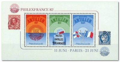 Netherlands Antilles 1982 Philexfrance 82 Stamp Exhibition ms.jpg