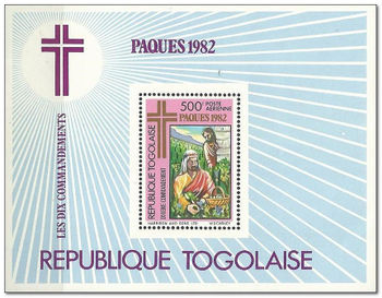 Togo 1982 Easter - The Ten Commandments 1ms.jpg