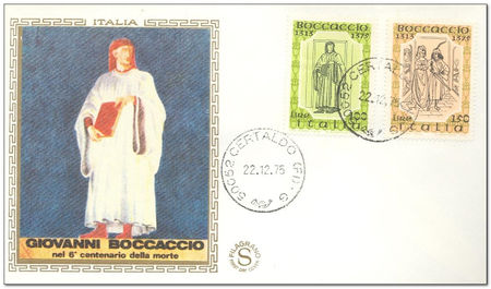 Italy 1975 Giovanni Boccaccio Death Anniversary fdc.jpg