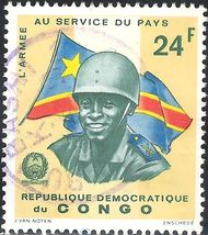 Congo Democratic Republic (Kinshasa) 1966 Congolese Army II 24F.jpg