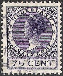Netherlands 1926 - 1939 Definitives - Queen Wilhelmina - Watermarked c.jpg