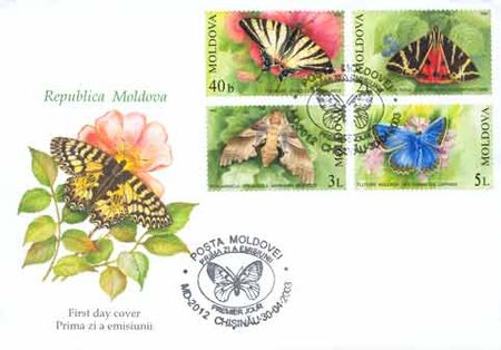 Moldova 2003 Butterflies and Moths fdc.jpg