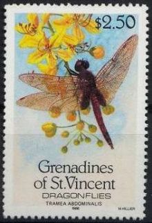Grenadines of St Vincent 1986 Dragonflies d.jpg