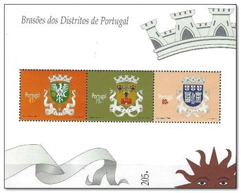 Portugal 1996 District Arms (1st Issue) ms.jpg