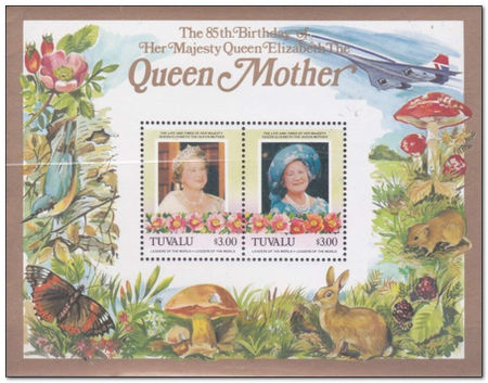 Tuvalu 1985 Leaders of the World - Life and Times of the Queen Mother ms.jpg