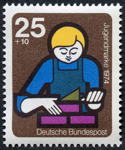 Germany-West 1974 Youth Semi-Postal Set a.jpg