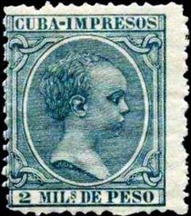 Cuba 1896 Newspaper Stamps - King Alfonso XIII (Baby) c.jpg
