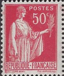France 1937 - 1942 Definitives - Peace, New Colors a50c.jpg