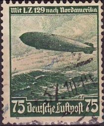 Germany-Third Reich 1936 Airships - LZ 129 Hindenburg 75pf.jpg