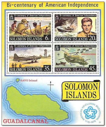 Solomon Islands 1976 American Revolution Bicentenary ms.jpg