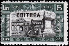 Eritrea 1927 Stamps of Italy - National Defence - Overprinted "ERITREA" d.jpg