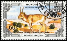 Mongolia 1986 Protected Animals - Saiga b60.jpg