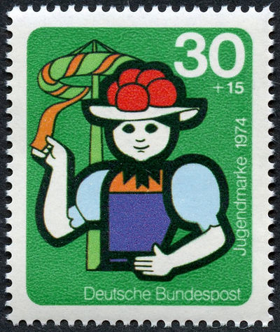 Germany-West 1974 Youth Semi-Postal Set b.jpg