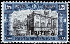 Eritrea 1927 Stamps of Italy - National Defence - Overprinted "ERITREA" c.jpg