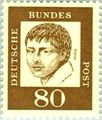 Germany-West 1961 Definitives - Famous Germans 80pf.jpg